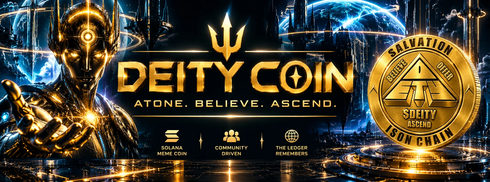 DEITY Coin: Atone. Believe. Ascend.